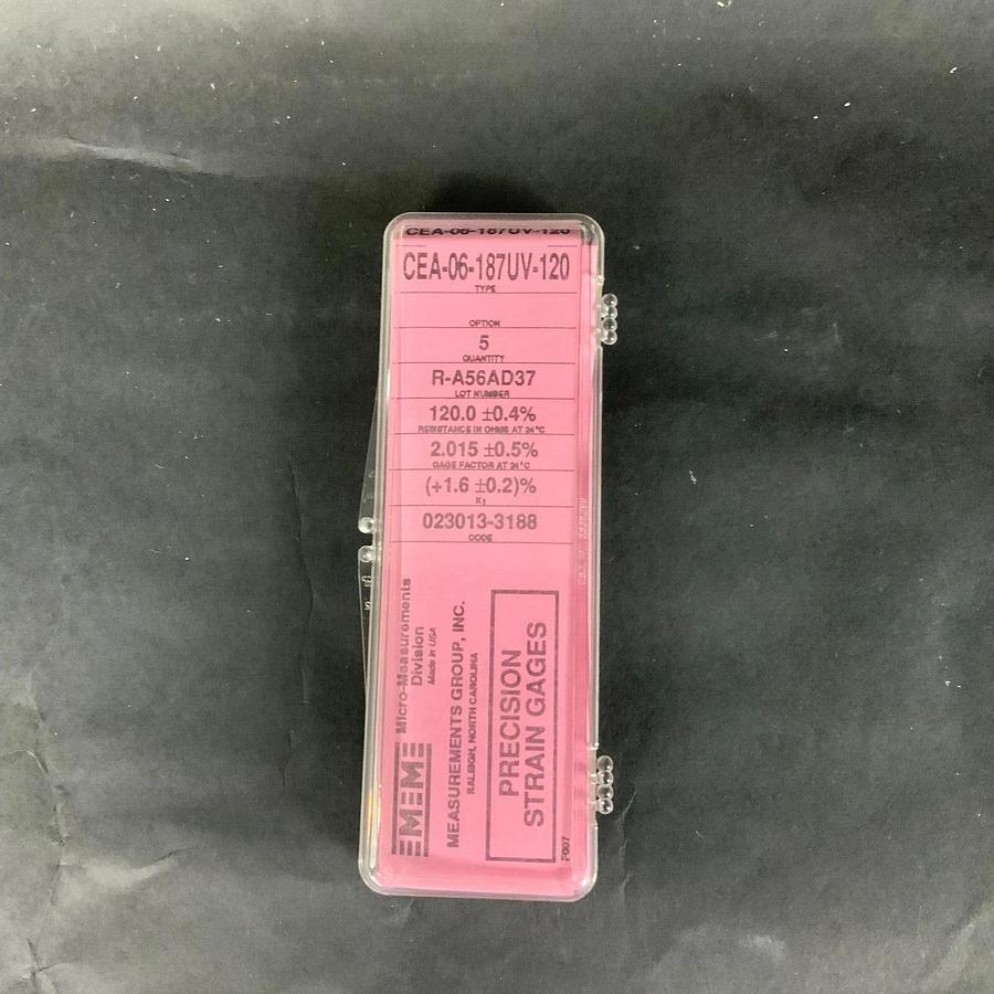 MICRO-MEASUREMENTS CEA-06-187UV-120 PRECISION STRAIN GAUGE - LOT OF 4 ($20 OBO)