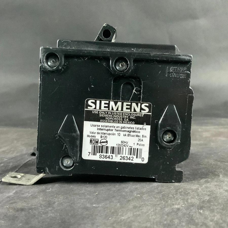 SIEMENS B120 CIRCUIT BREAKER ($20 OBO)