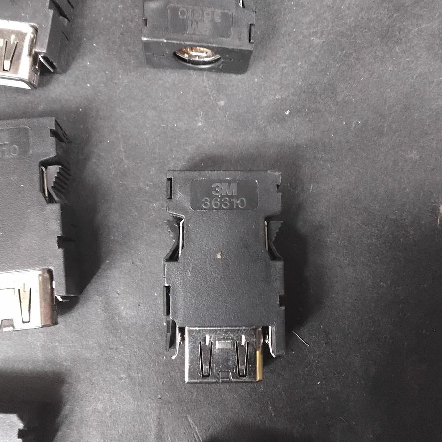 Used 3M 36310-F200-008 CONNECTORS - GROUP OF 9 ($23 OBO)
