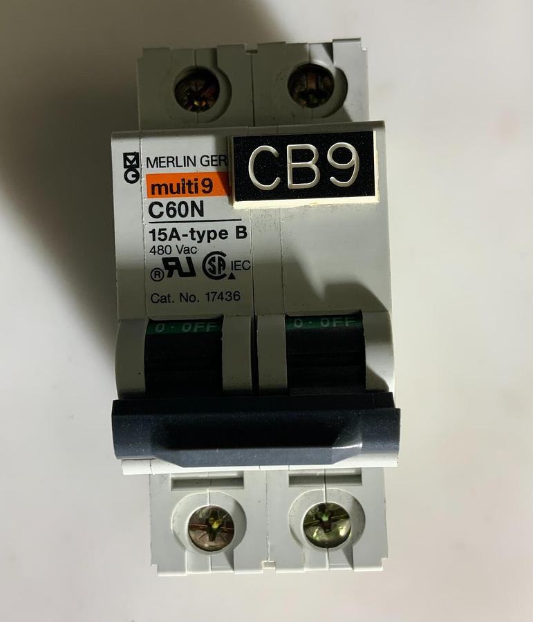 Used MERLIN GERIN C60N 15A-type B ($39.50 OBO)