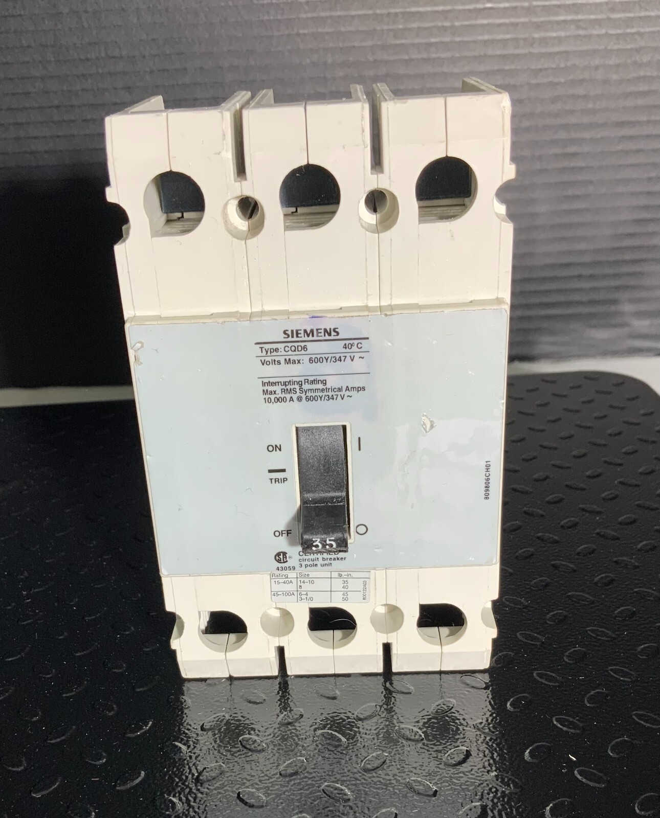 Used SIEMENS CQD6335 ($74.99 OBO)