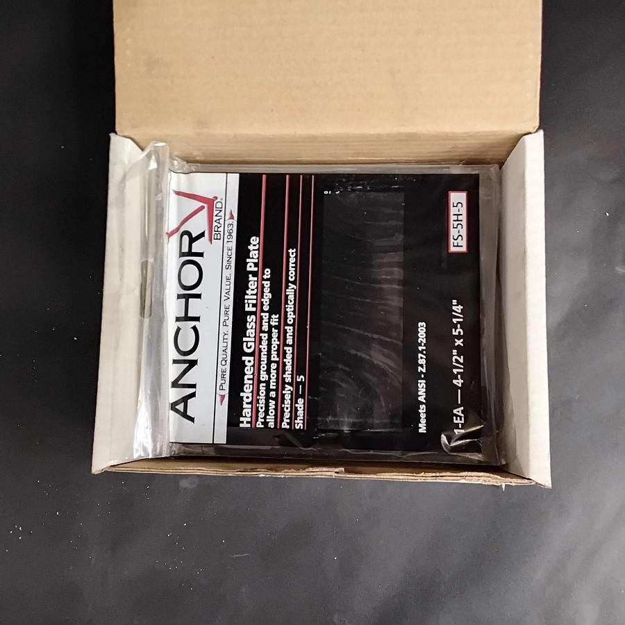 ANCHOR FS-5H-5 HARDENED GLASS FILTER PLATE ($100 OBO)
