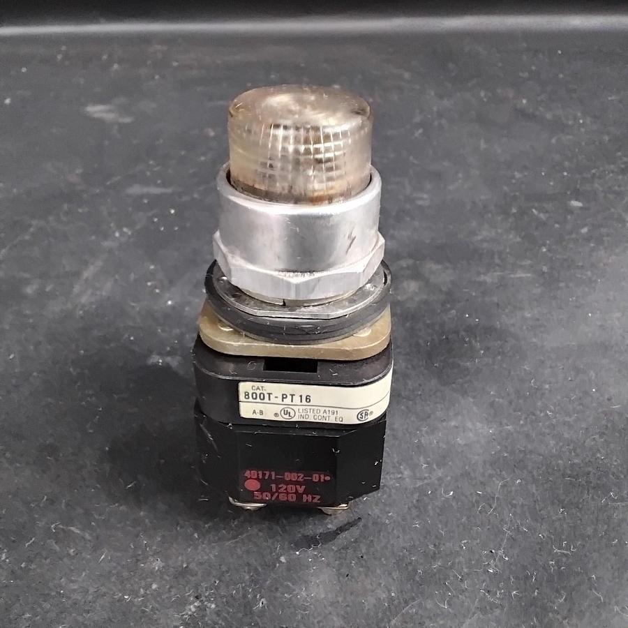 Used ALLEN BRADLEY 800T-PT16 SERIES T GREY PUSHBUTTON SWITCH ($15 OBO)