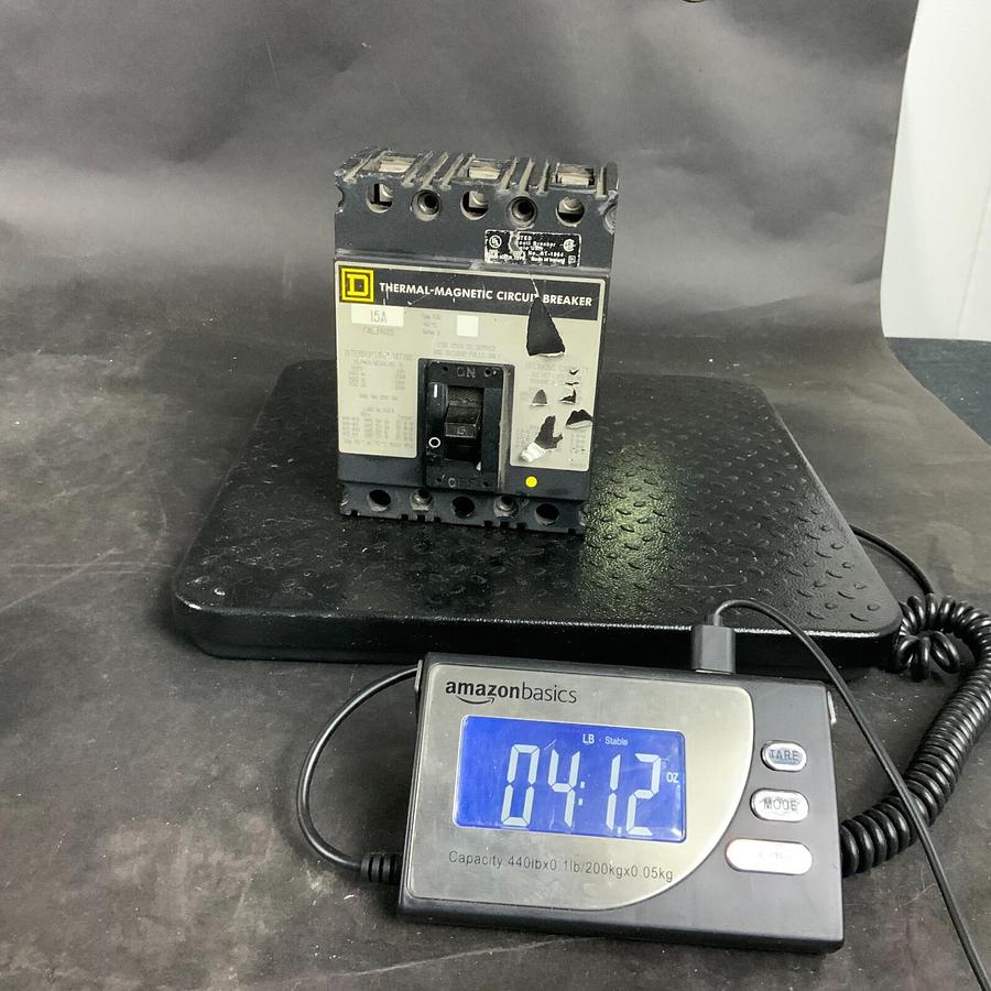 Used SQUARE D FAL34015 CIRCUIT BREAKER ($40 OBO)