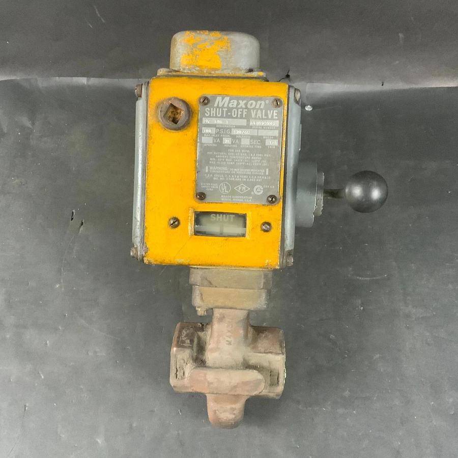 Used MAXON 1 1/4” 100 PSIG SHUT-OFF VALVE ($375 OBO)