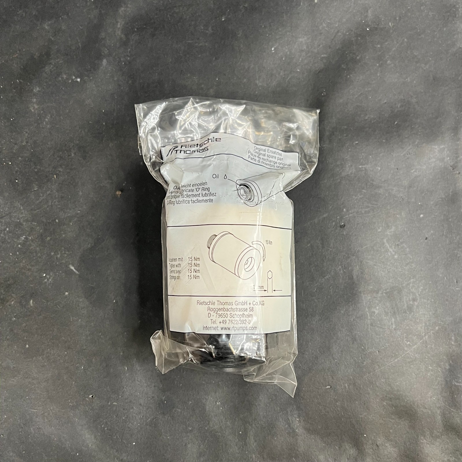 RIETECHIE THOMAS 731399-0000 EXHAUST FILTER ($25 OBO)