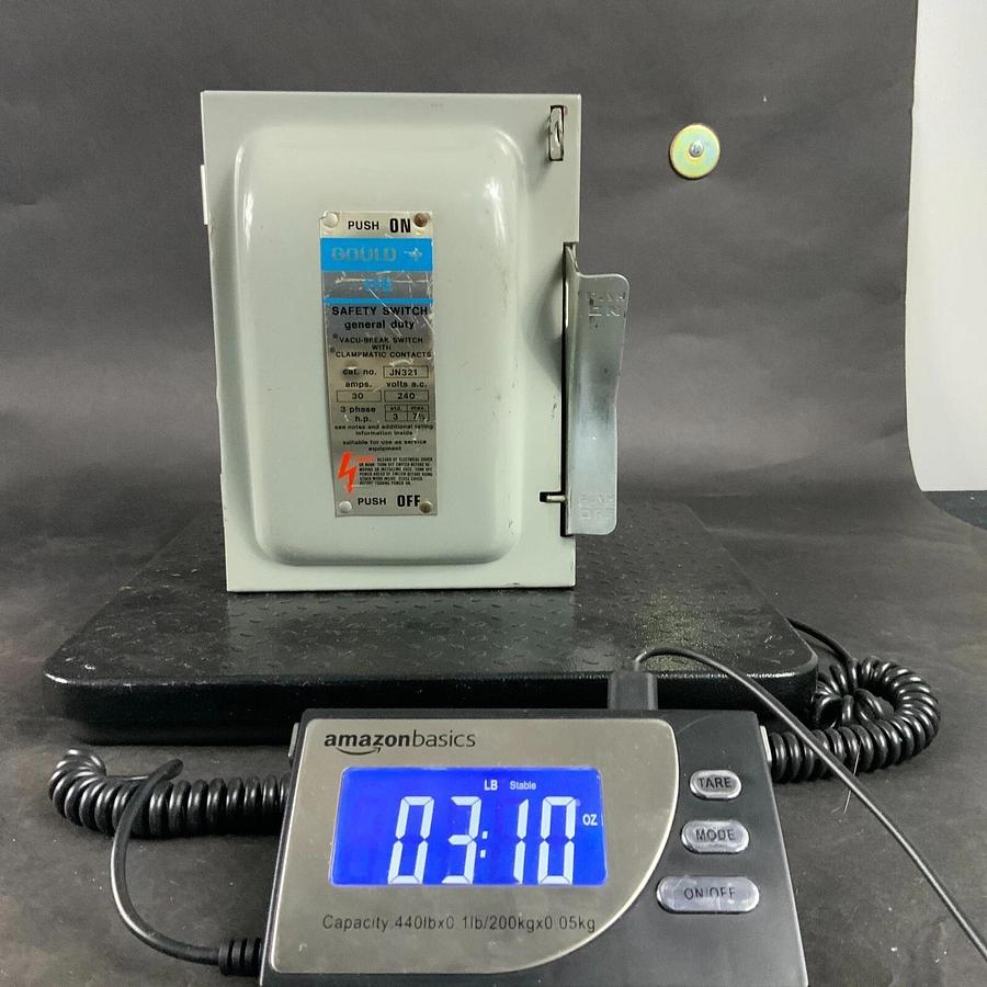 Used FERRAZ SHAWMUT JN321 SAFETY SWITCH ($40 OBO)