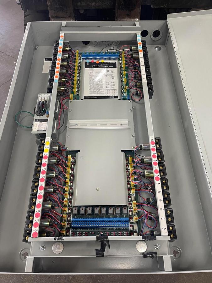 Used GE 48-RELAY Lightning Control Panel Cabinet RINTER4848SC ($1,499.99 OBO!!!) (3)