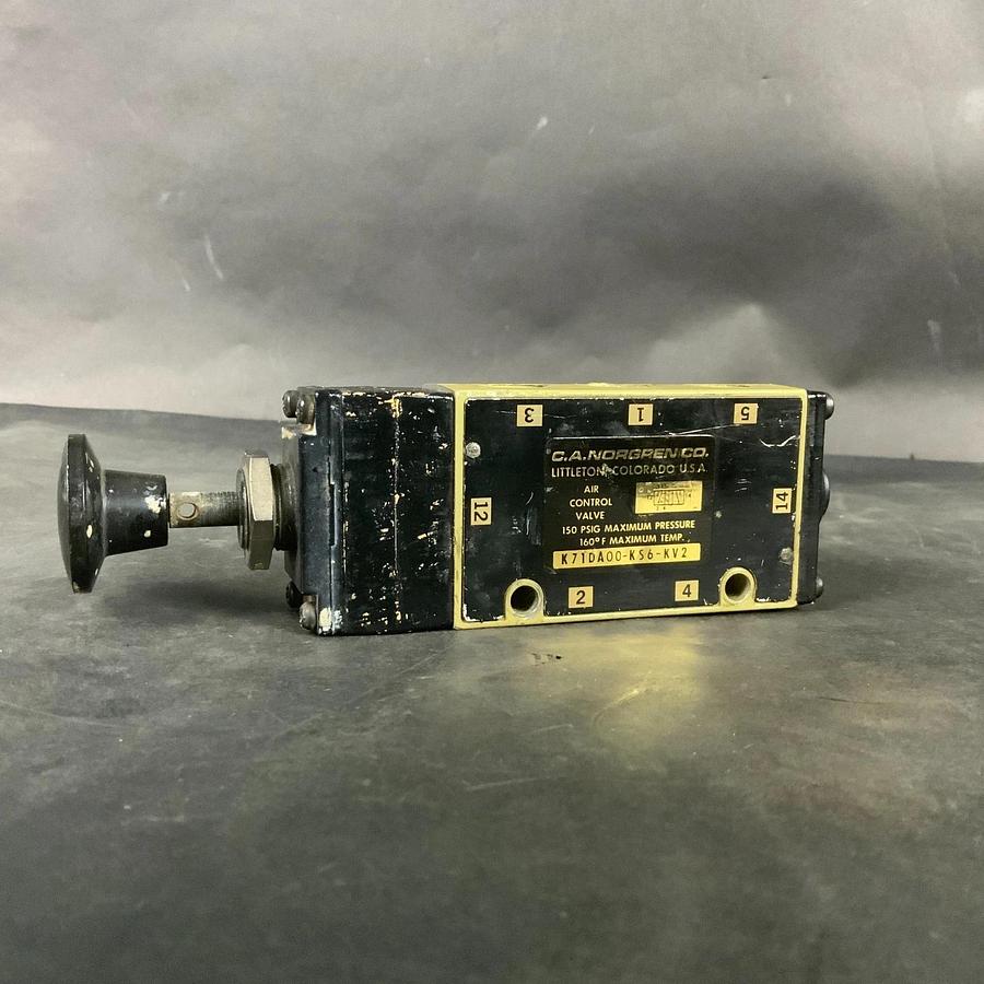 Used NORGREN K71DA00-KS6-KV2 AIR CONTROL VALVE ($100 OBO)