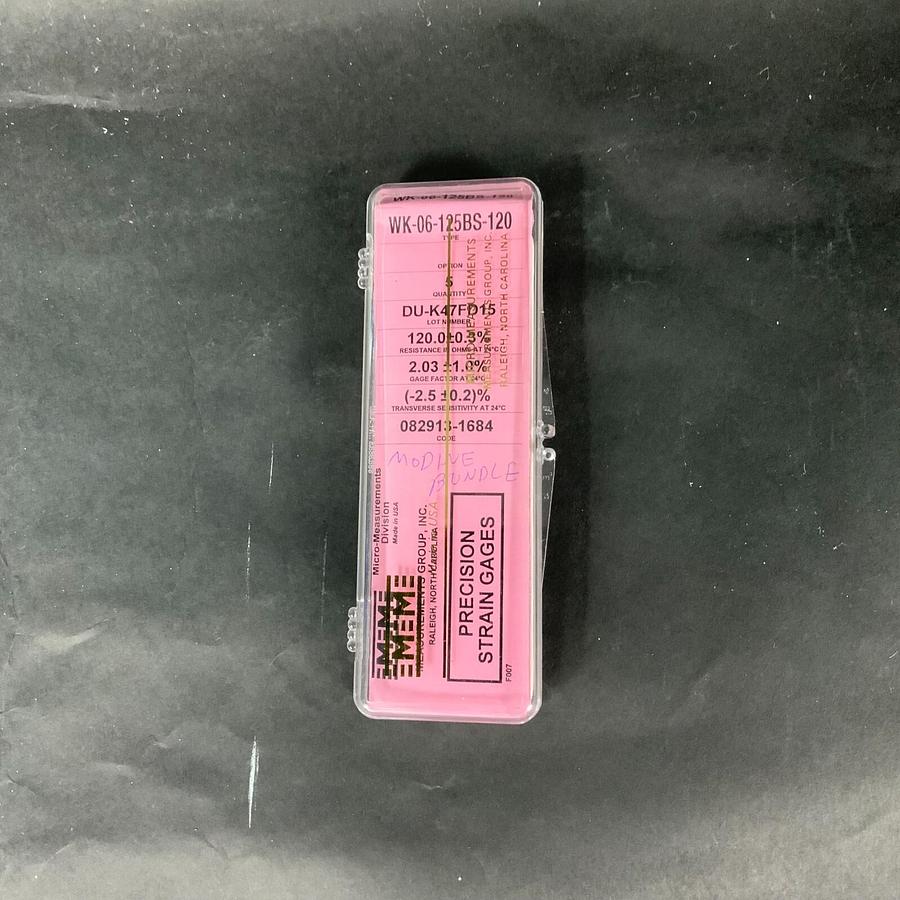 Used MICRO-MEASUREMENTS WK-06-125BS-120 PRECISION STRAIN GAUGE - 1 UNIT ($5 OBO)