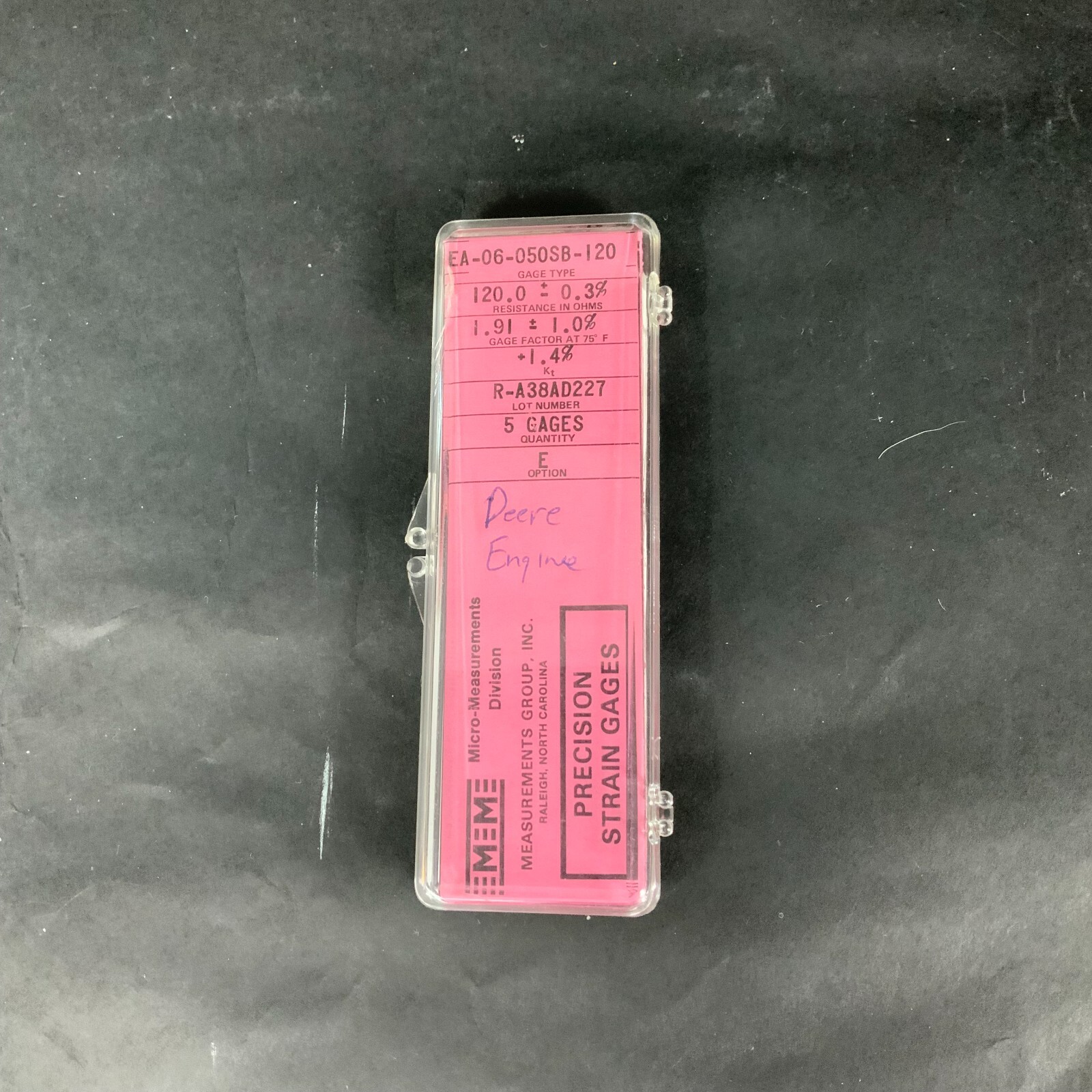 Used MICRO-MEASUREMENTS EA-06-050SB-120 PRECISION STRAIN GAUGE - 1 UNIT ($5 OBO)