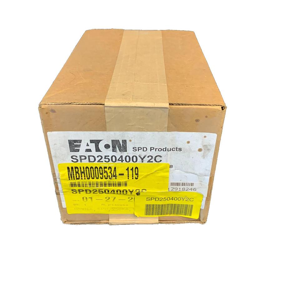 EATON SPD250400Y2C SURGE PROTECTION DEVICE 400V 200KAIC 50/60HZ INDUSTRIAL | NEW