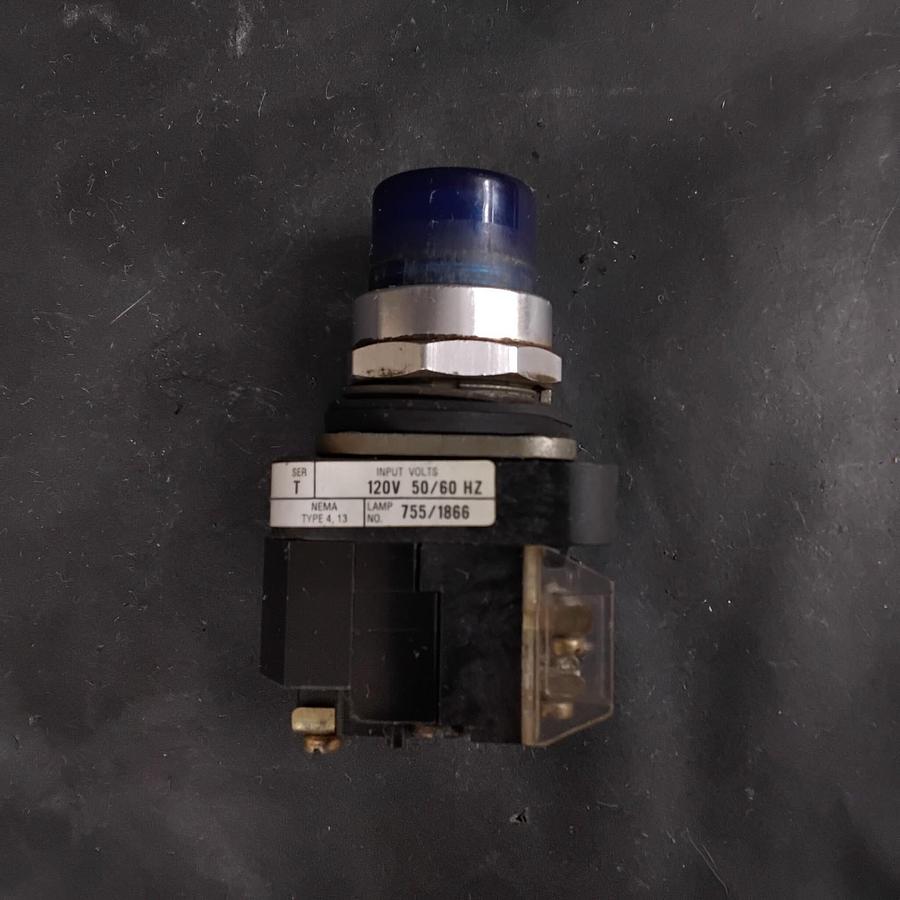 Used ALLEN BRADLEY 800T-PB16 SERIES T BLUE PUSHBUTTON ($15 OBO)