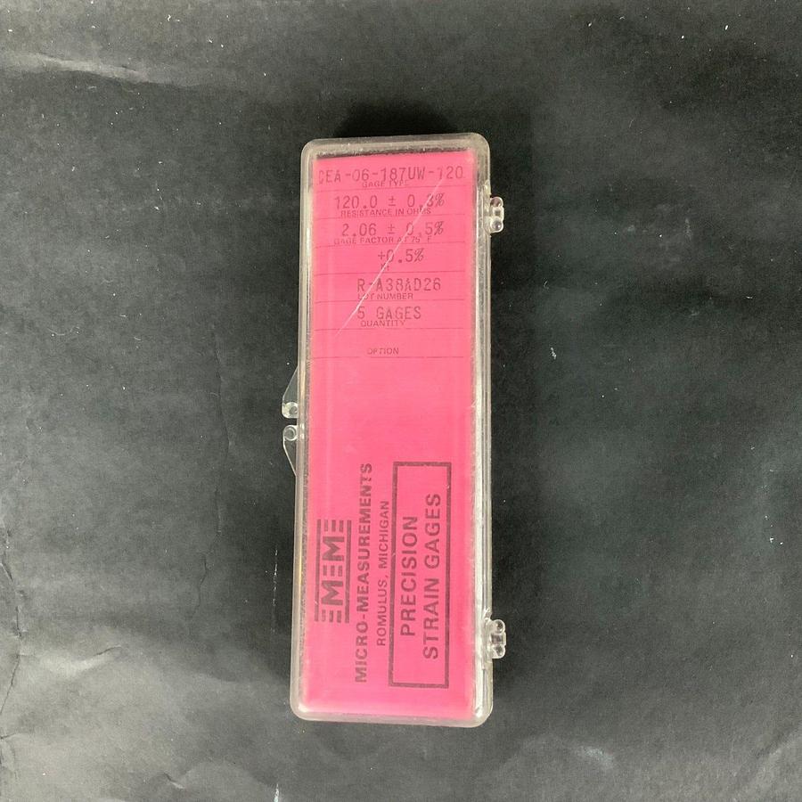 Used MICRO-MEASUREMENTS CEA-06-187UW-120 PRECISION STRAIN GAUGE - LOT OF 2 ($10 OBO)