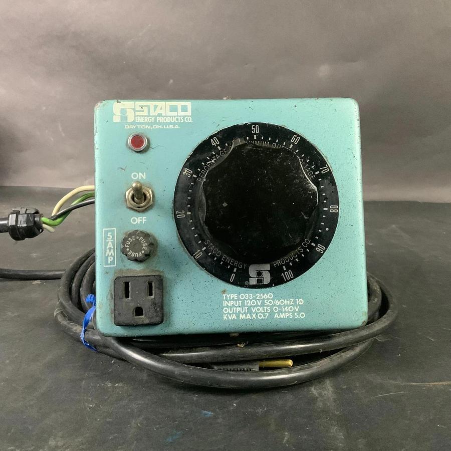 Used STACO O33-2560 VARIABLE TRANSFORMER ($200 OBO)