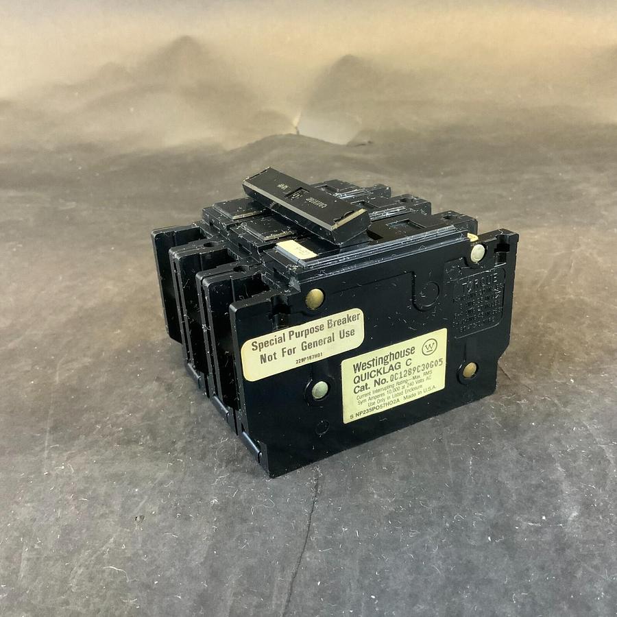 Used WESTINGHOUSE QC1289C30G05 CIRCUIT BREAKER ($25 OBO)