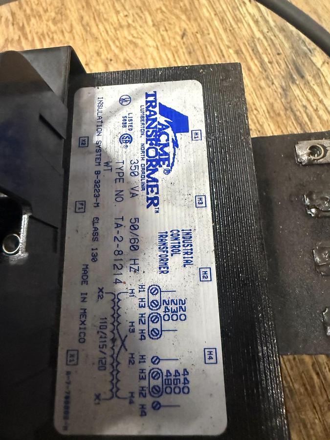 Used ACME TA-2-81214 TRANSFORMER
