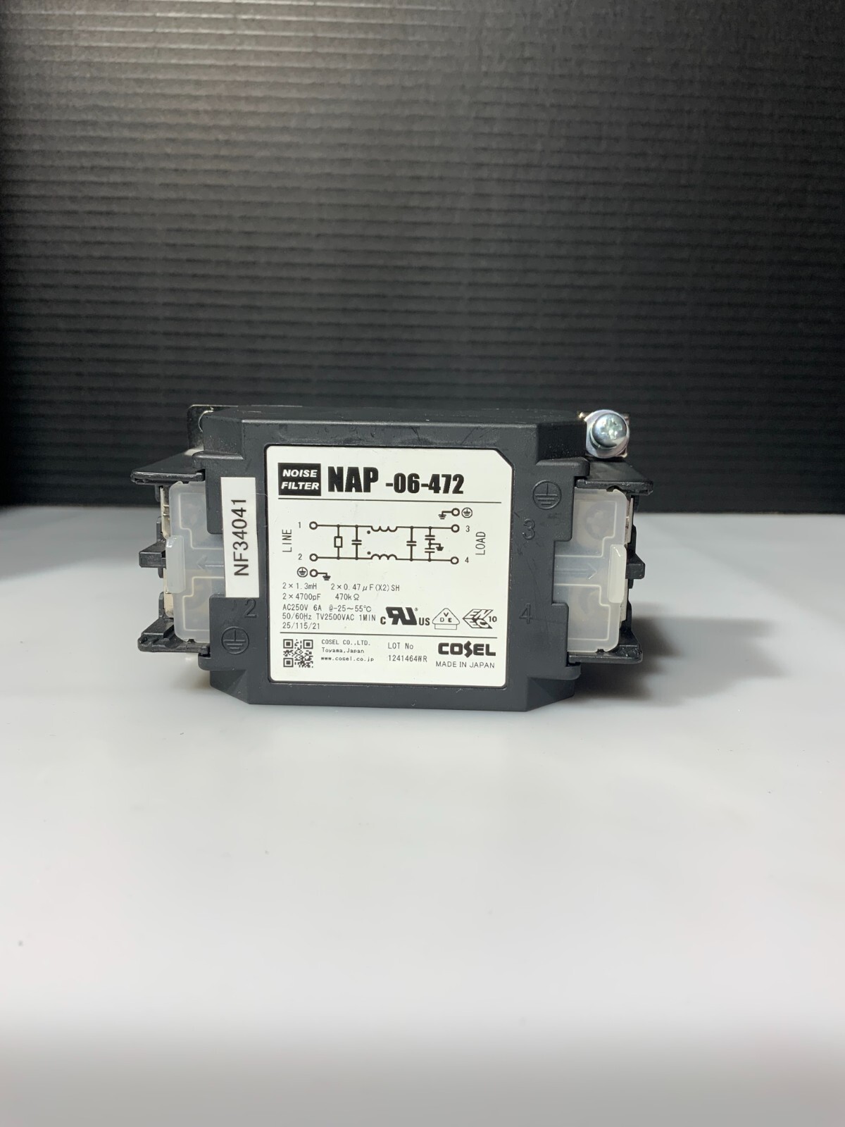 Used COSEL NAP-06-472 NOISE FILTER ($29.99 OBO!!!)