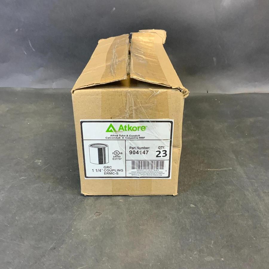 ATKORE 904147 1-1/4” GRC COUPLING - BOX OF 23 ($80 OBO)