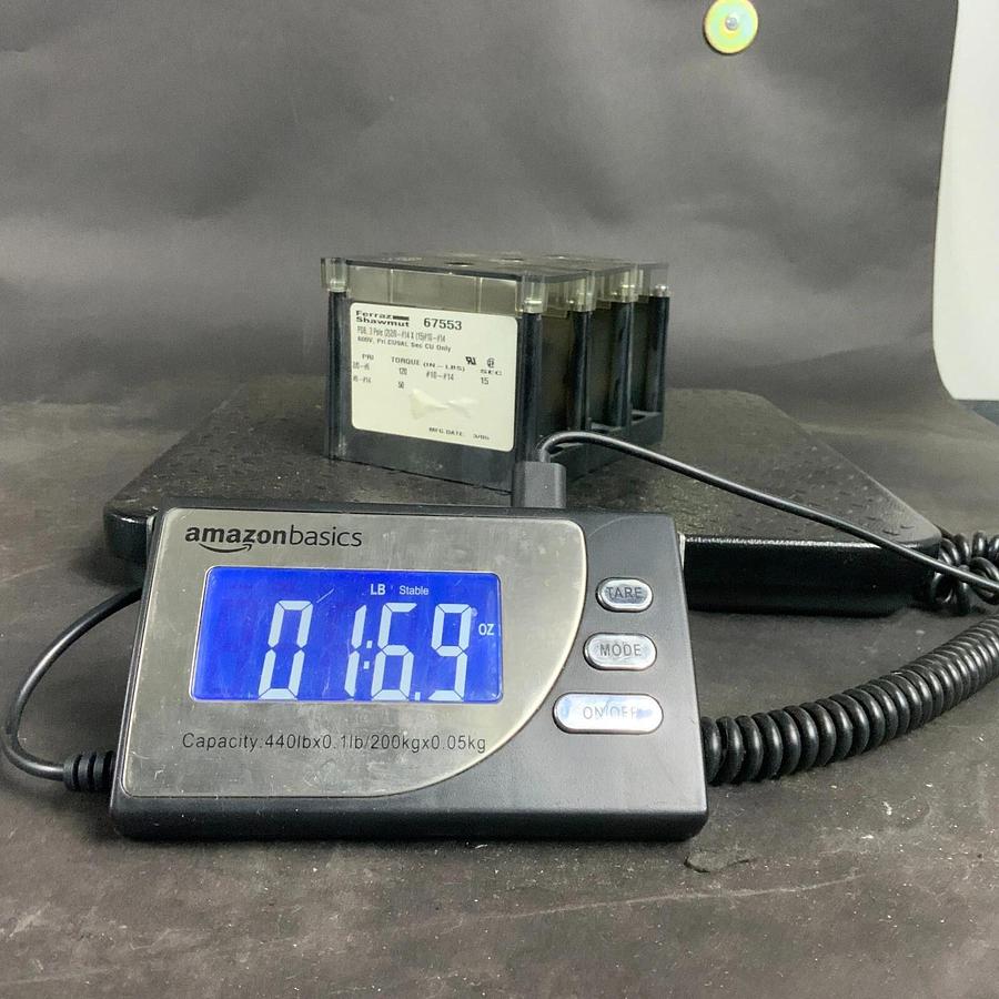 Used FERRAZ SHAWMUT 67553 DISTRIBUTION BLOCK ($35 OBO)