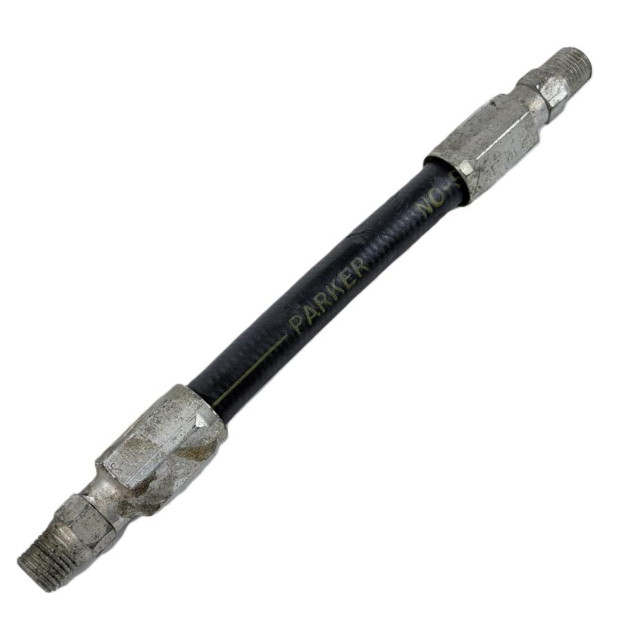 Refurbished PARKER 1/4" HIGH PRESSURE HYDRAULIC HOSE DUAL MALE NPT 43 SERIES EXCELLENT