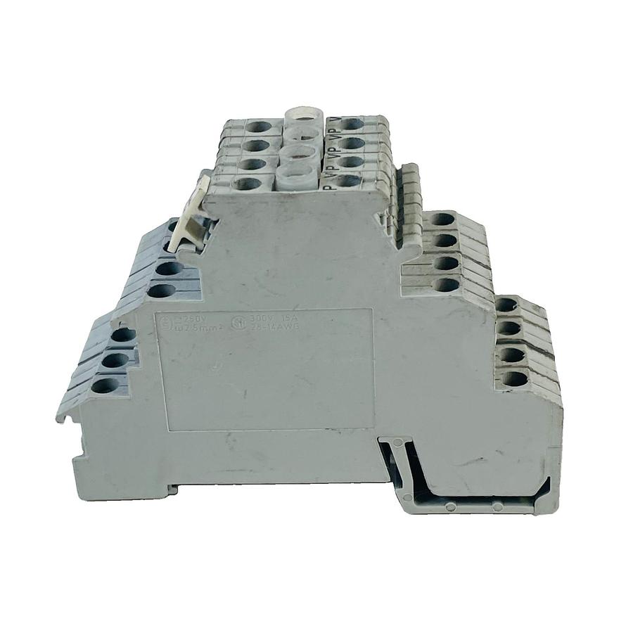 Used PHOENIX CONTACT DIKD 1,5 TRIPLE LEVEL SENSOR TERMINAL BLOCKS 300V 15A (12-PCS)