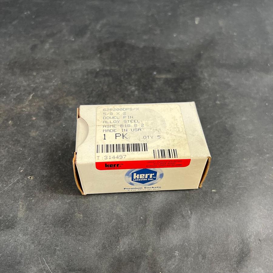 KERR 62R200DPS 5/8”X2 DOWEL PIN - SET OF 5 ($12 OBO)