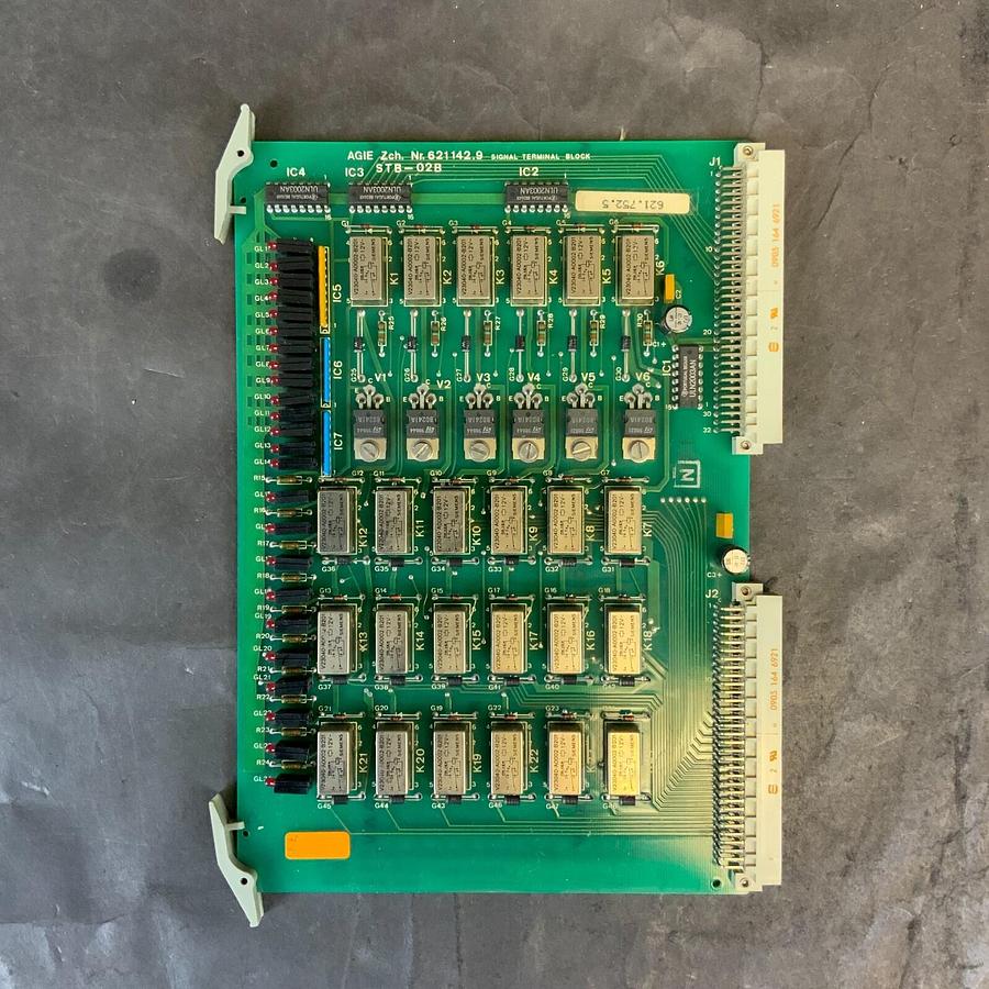 Used AGIE 621.752.5 621142.9 STB-02B SIGNAL TERMINAL BLOCK ($50 OBO)