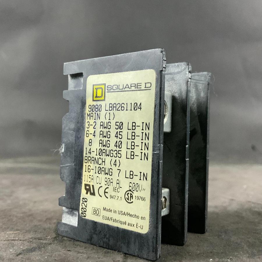 Used SQUARE D LBA261104 POWER BLOCK ($35 OBO)
