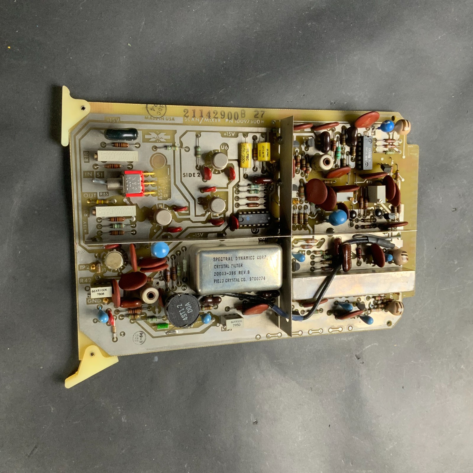 Used SPECTRAL DYNAMICS SCAN/MIXER ASSY 1009760 / PN 10097500H PC BOARD ($100 OBO)