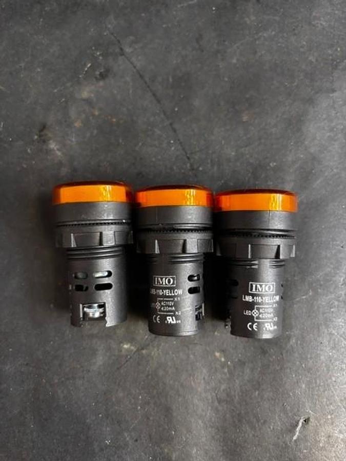 Used IMO LMB-110-YELLOW PILOT LIGHTS - GROUP OF 3 ($14 OBO)