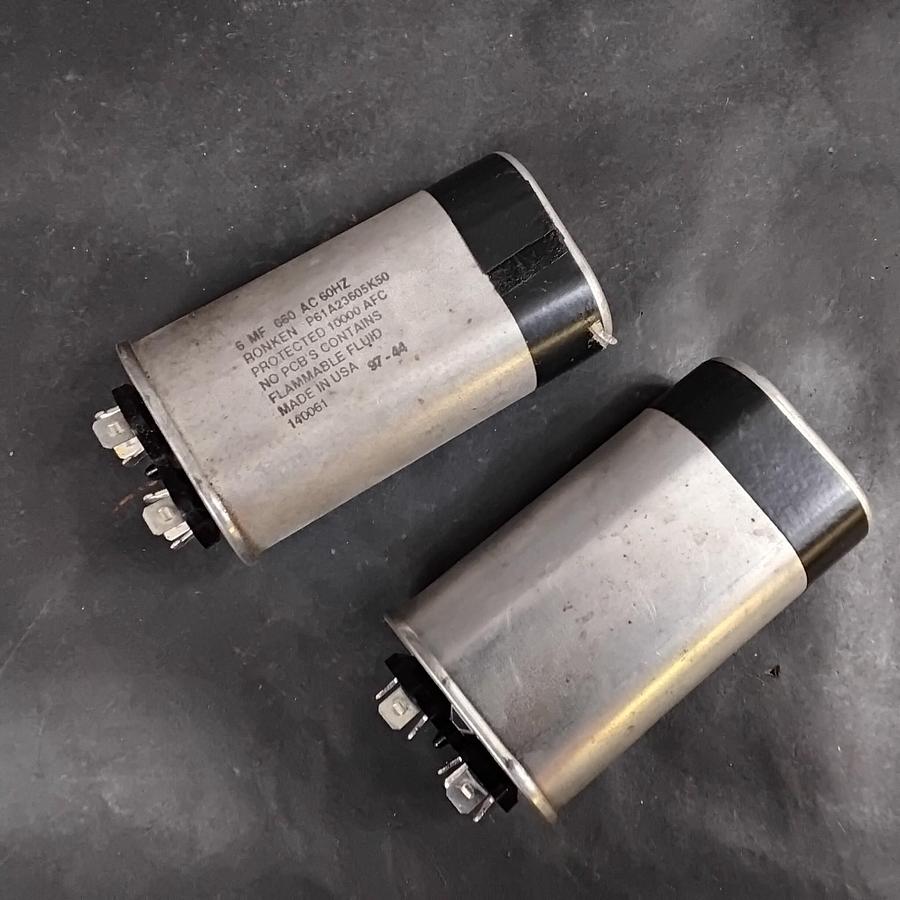 Used RONKEN INDUSTRIES P61A23605K50 CAPACITORS ($15/EACH OBO)