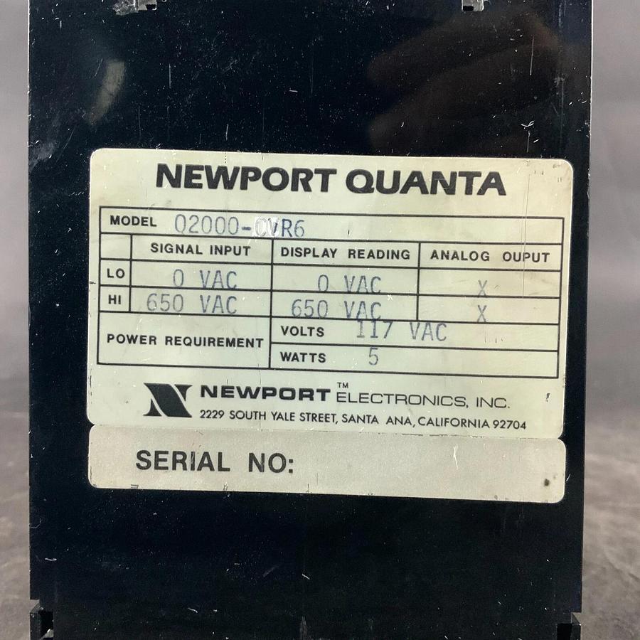 Used NEWPORT 02000-CVR6 AC VOLT METER ($225 OBO)