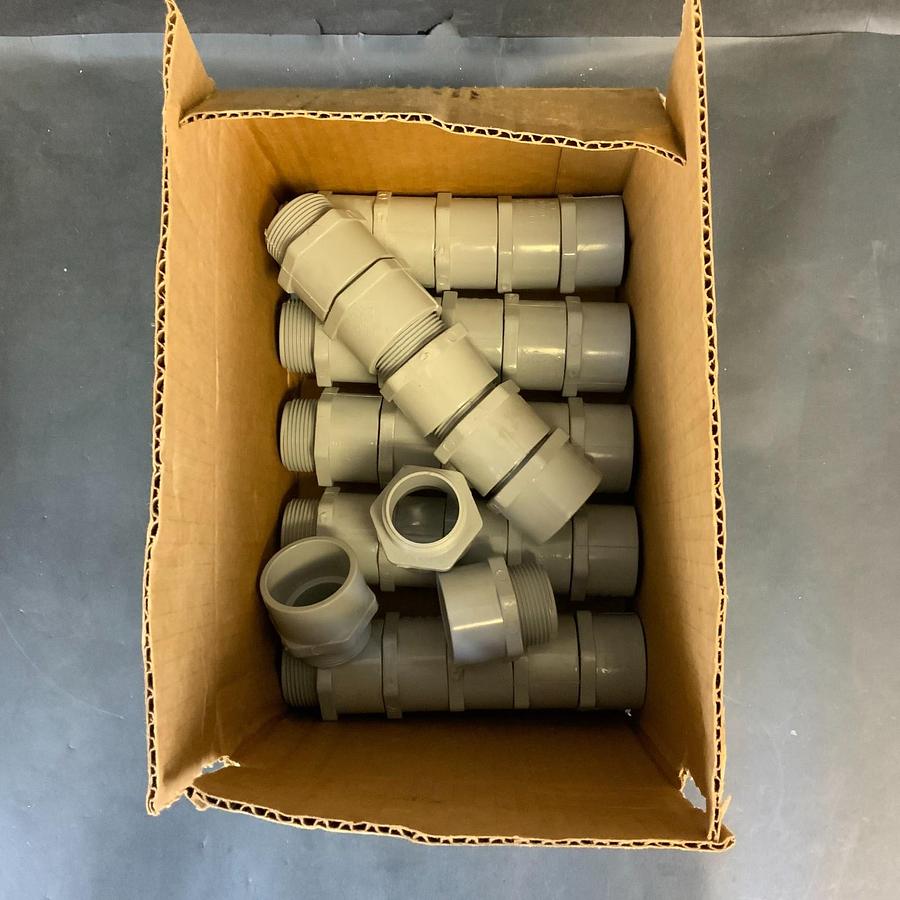 Used CANTEX 5140106 1-1/4” TERMINAL ADAPTER - BOX OF 33 ($30 OBO)