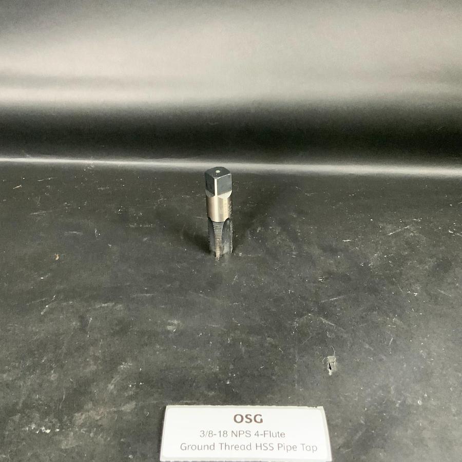 Used OSG 3/8-18 NPS 4-FLUTE GROUND THREAD HSS PIPE TAP ($15 OBO)