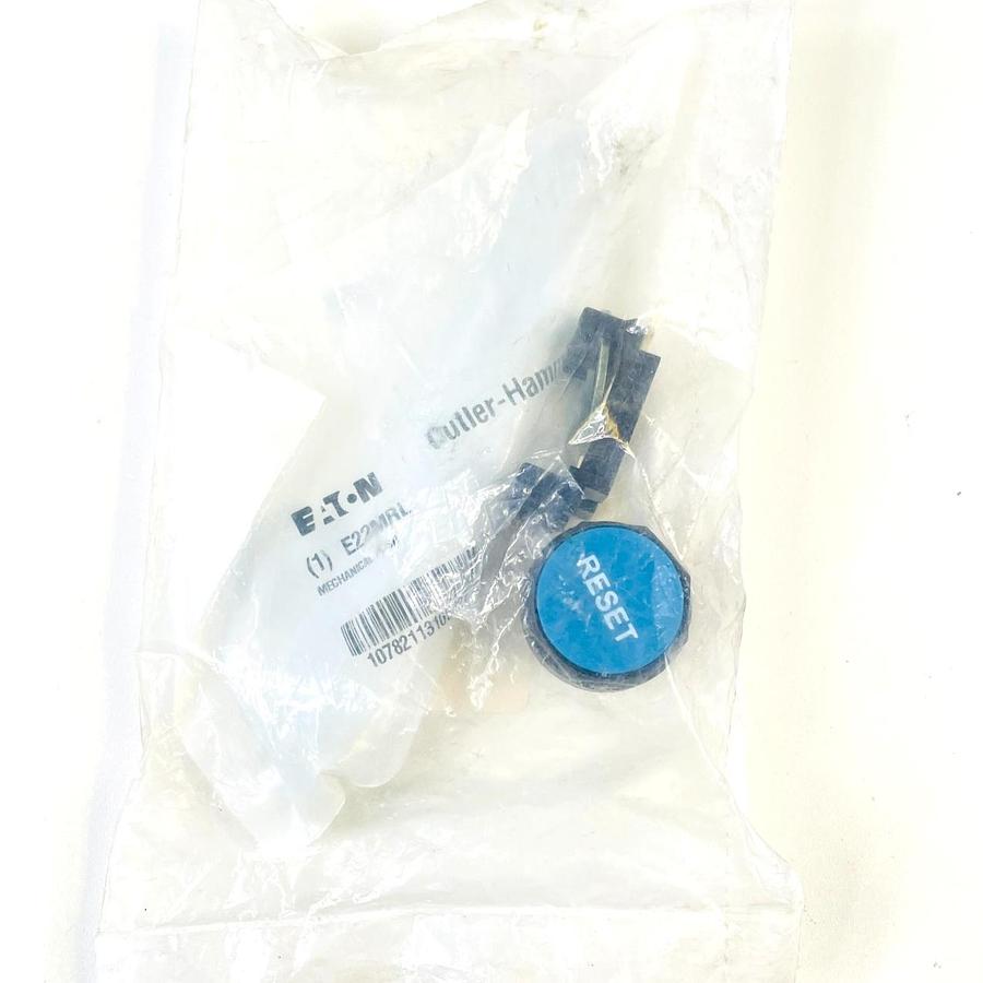 CUTLER HAMMER E22PB6N29L FLUSH BLUE RESET PUSHBUTTON NON-ILLUMINATED NEW SEALED