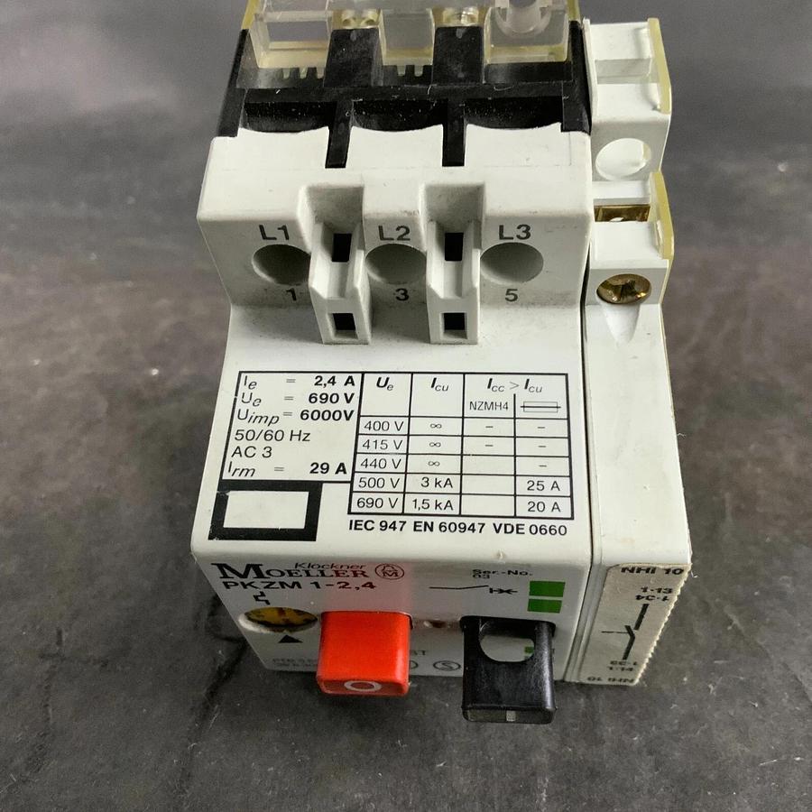 Used KLOCKNER MOELLER PKZM 1-2.4 CIRCUIT BREAKER ($90 OBO)