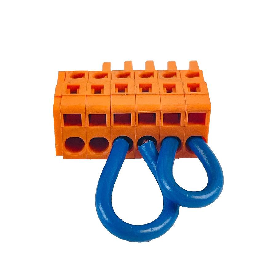 Used WAGO MCS MIDI 231 8-POLE 6-POLE 4-POLE PLUGGABLE TERMINAL BLOCK LOT OF 3