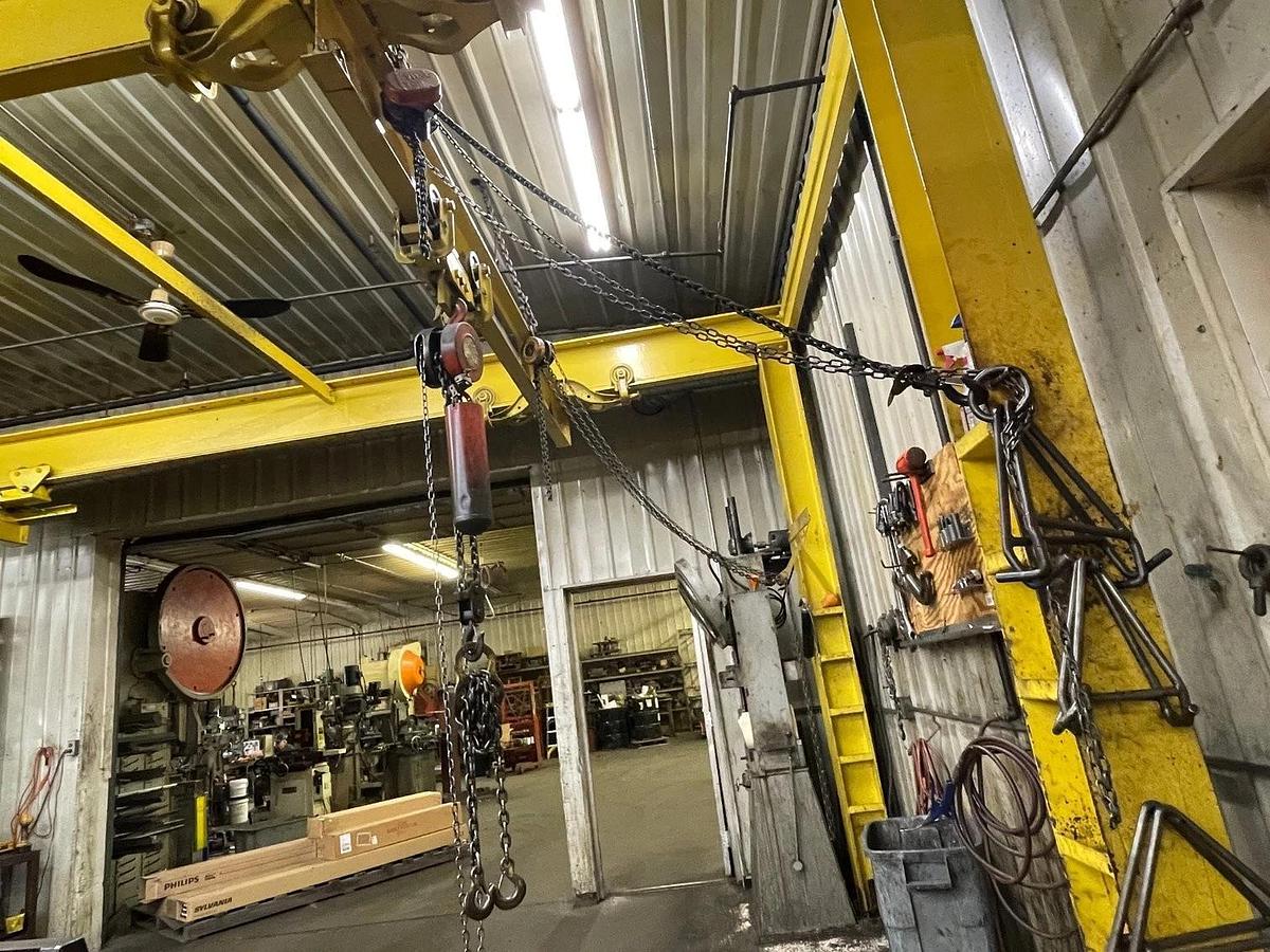 Used Freestanding Bridge Crane - 18'L x 10'W x 11'T - 2 Ton Capacity - ($23,000 OBO)