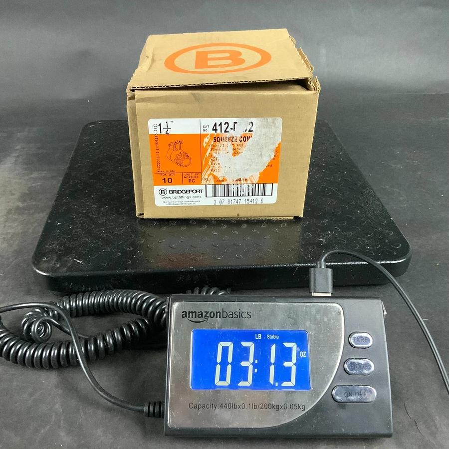 BRIDGEPORT 412-DC2 SQUEEZE CONNECTOR - SET OF 10 ($70 OBO)