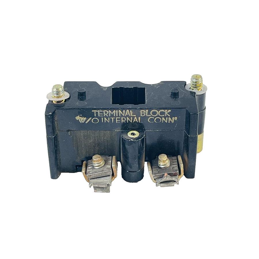Used CUTLER HAMMER E30 TERMINAL BLOCK W/O INTERNAL CONN SELLER REFURBISHED