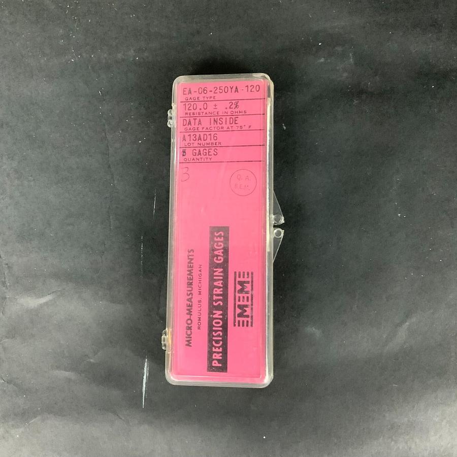 Used MICRO-MEASUREMENTS EA-06-250YA-120 PRECISION STRAIN GAUGE - LOT OF 3 ($15 OBO)