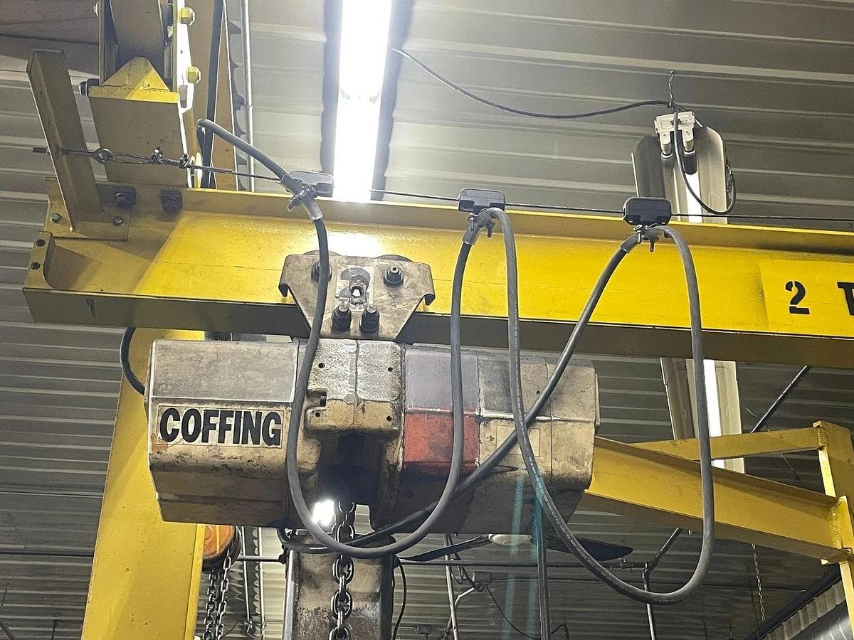 Used Freestanding Bridge Crane - 18'L x 10'W x 11'T - 2 Ton Capacity - ($23,000 OBO)