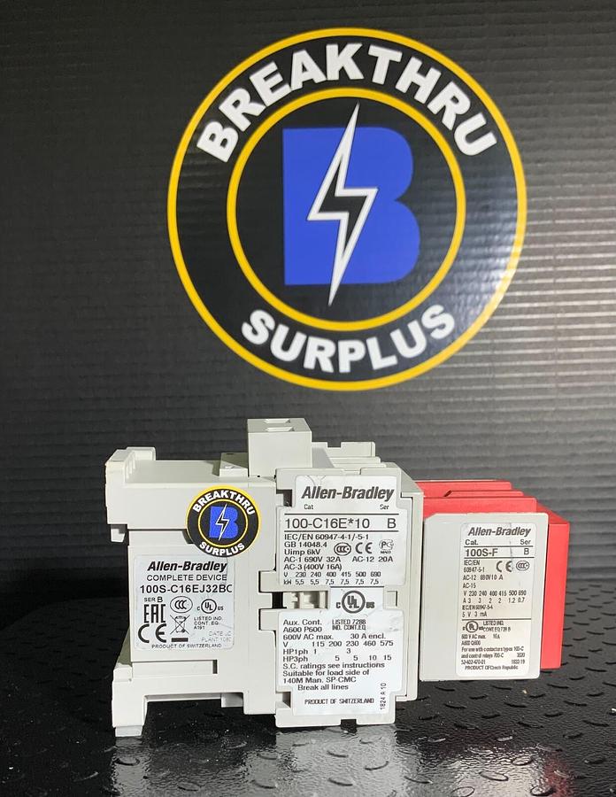 Used ALLEN BRADLEY 100S-C16EJ32BC ($94.99/EACH OBO)