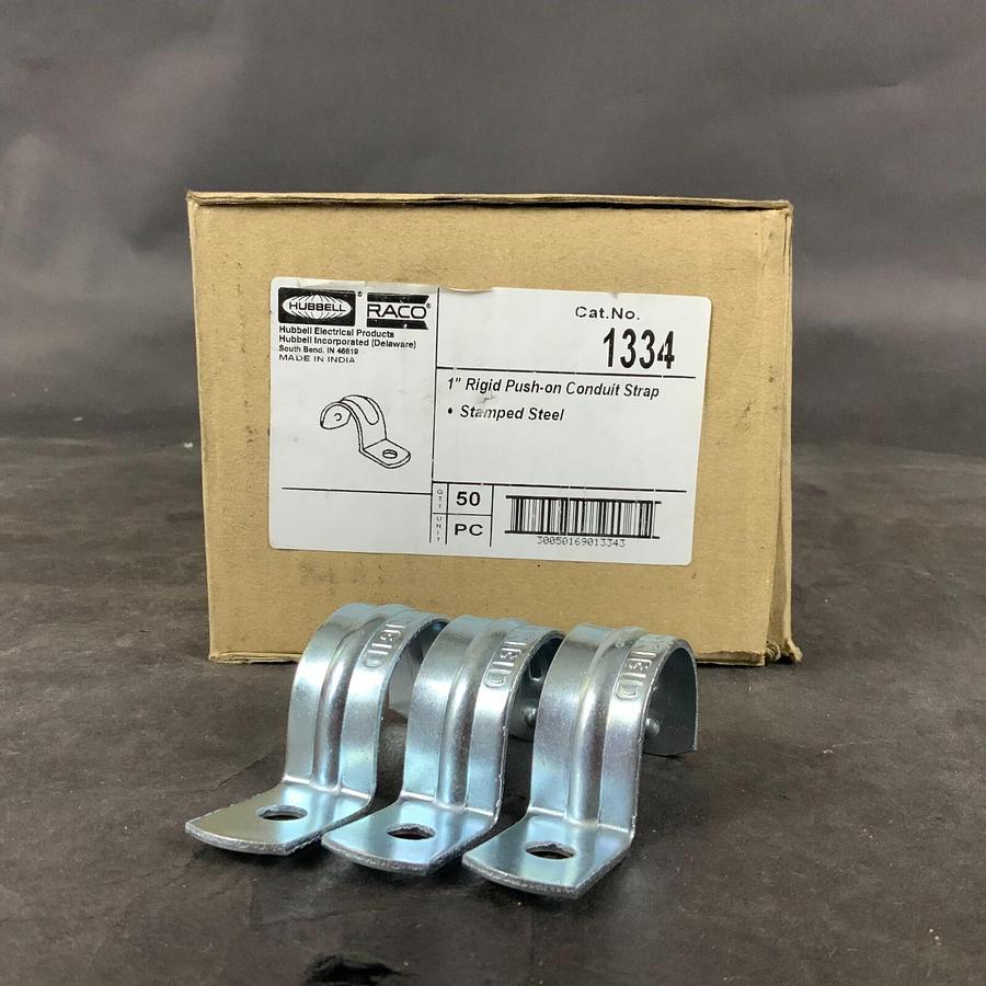 Used RACO 1334 1” CONDUIT CLAMP - SET OF 50 ($35 OBO)