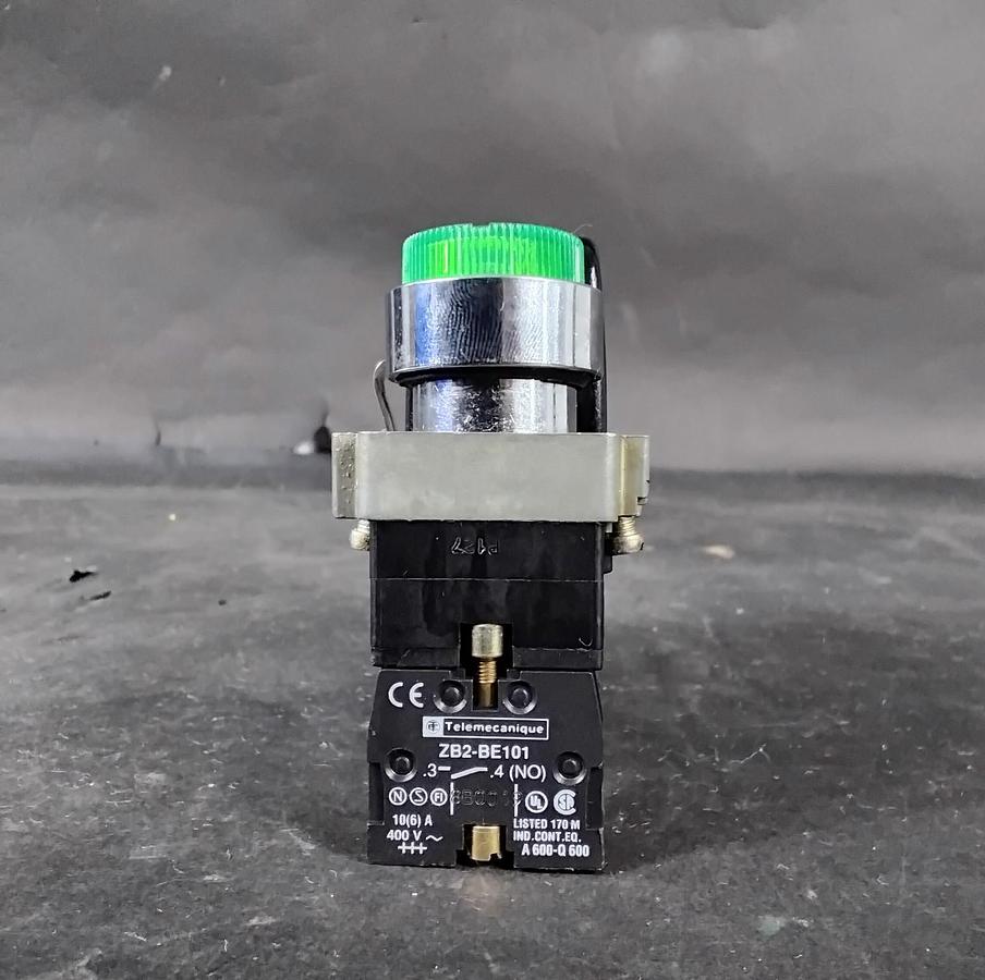 Used TELEMECANIQUE ZB2-BE101 GREEN PUSHBUTTON ($12 OBO)