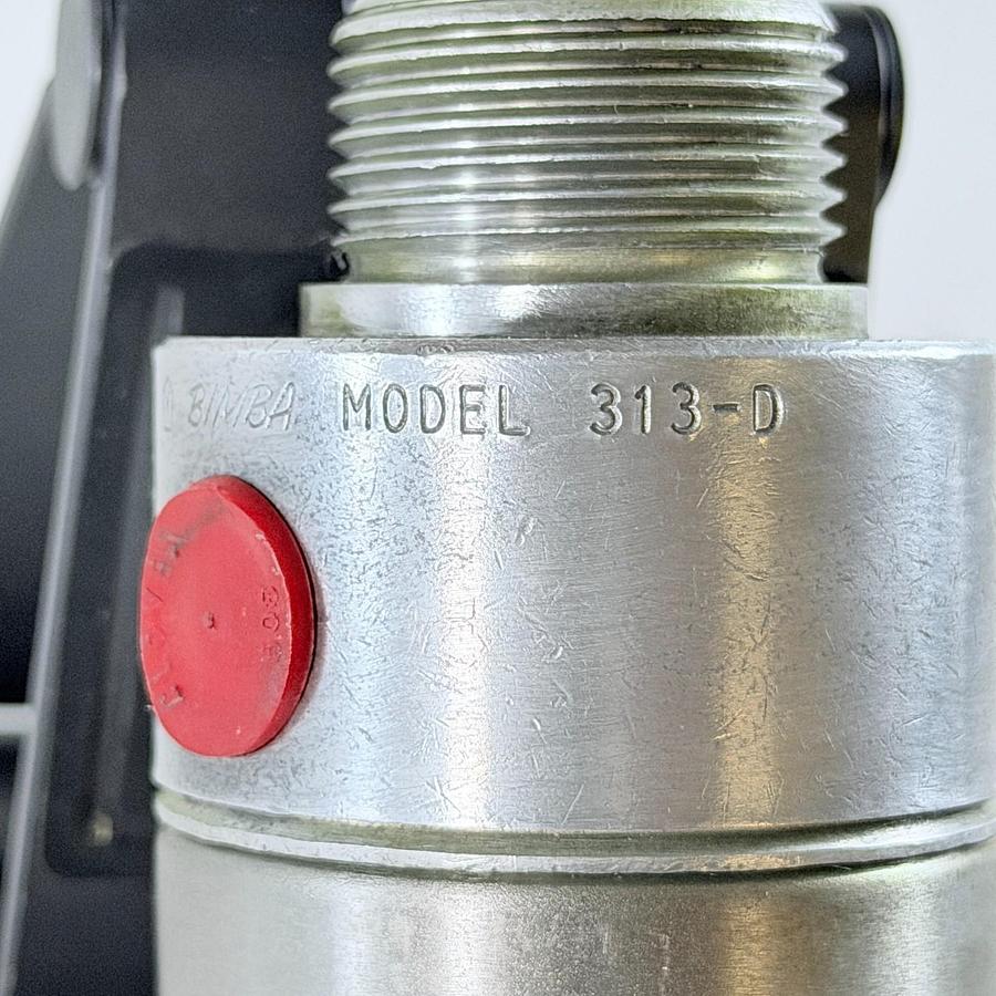 Used BIMBA 313-D DOUBLE ACTING PNEUMATIC AIR CYLINDER INDUSTRIAL | EXCELLENT | REFURB