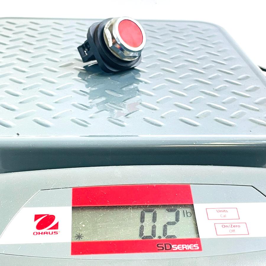 Used TELEMECANIQUE ZB2-BE102 PUSHBUTTON SWITCH 22MM RED FLUSH 1NC 10A 500V