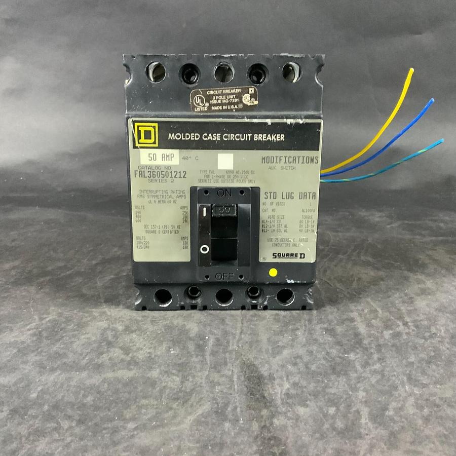 Used SQUARE D FAL360501212 MOLDED CASE CIRCUIT BREAKER ($50 OBO)