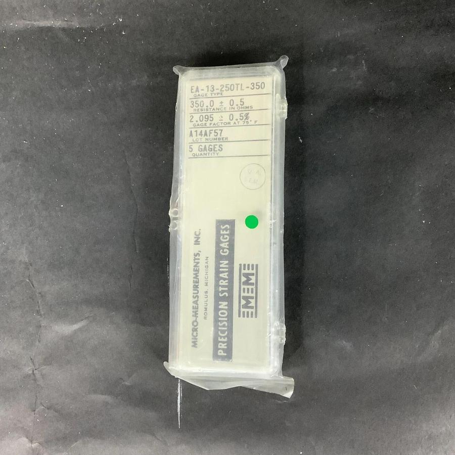 MICRO-MEASUREMENTS EA-13-250TL-350 PRECISION STRAIN GAUGE - BOX OF 5 ($25 OBO)